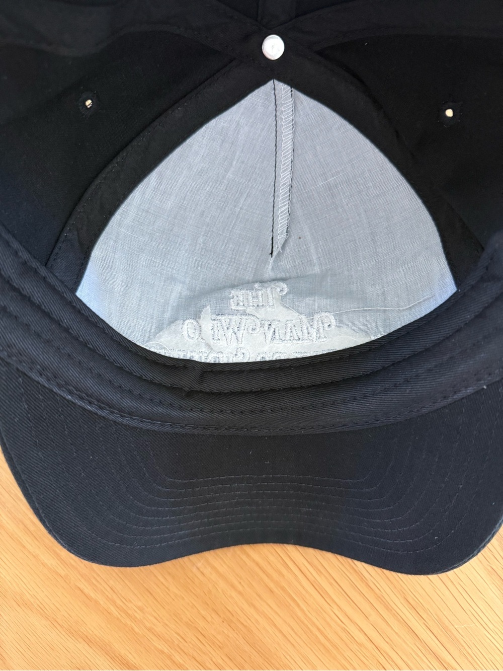 ‘The Man Who Captured Sunshine’ Black Embroidered SnapBack Cap - Picture 5 of 7